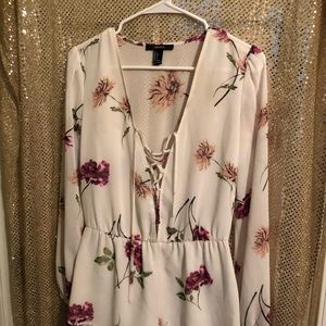 Women bodysuits forever 21 size s